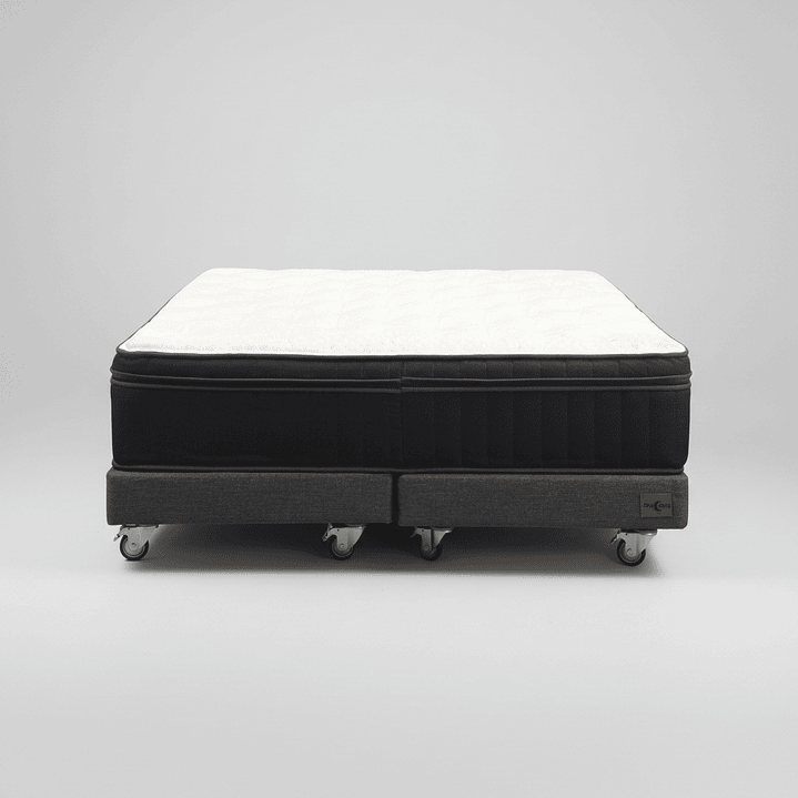 Cama King Box 13 cm + Colchon CIC - Ruedas A Eleccion 8