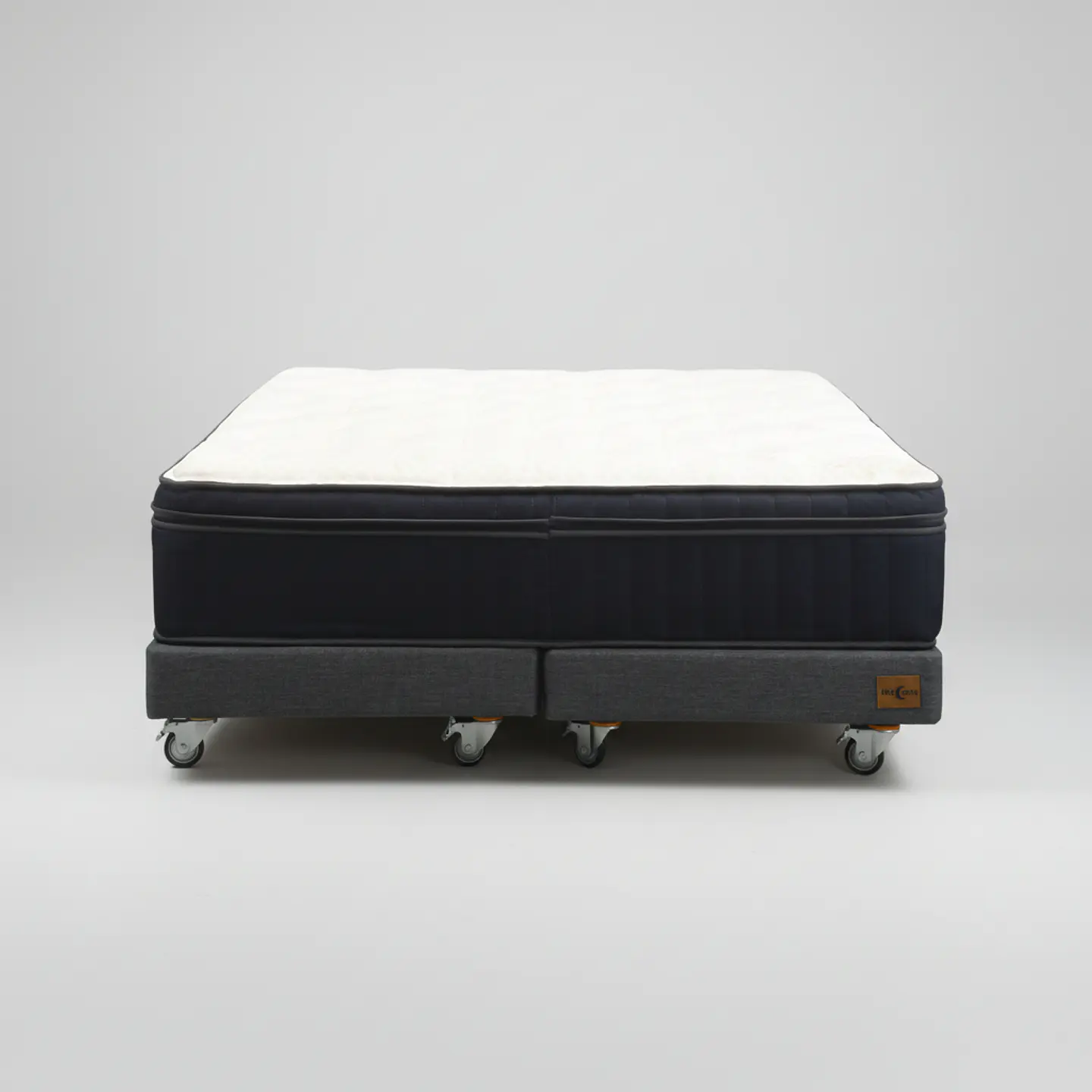 Cama King Box 13 cm + Colchon CIC - Ruedas A Eleccion 8