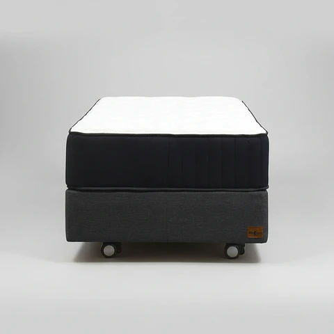 Cama 1 Plaza Box 30 cm + Colchon CIC - Ruedas A Eleccion