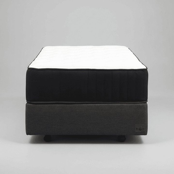 Cama 1 Plaza Box 30 cm + Colchon CIC - Ruedas A Eleccion 11