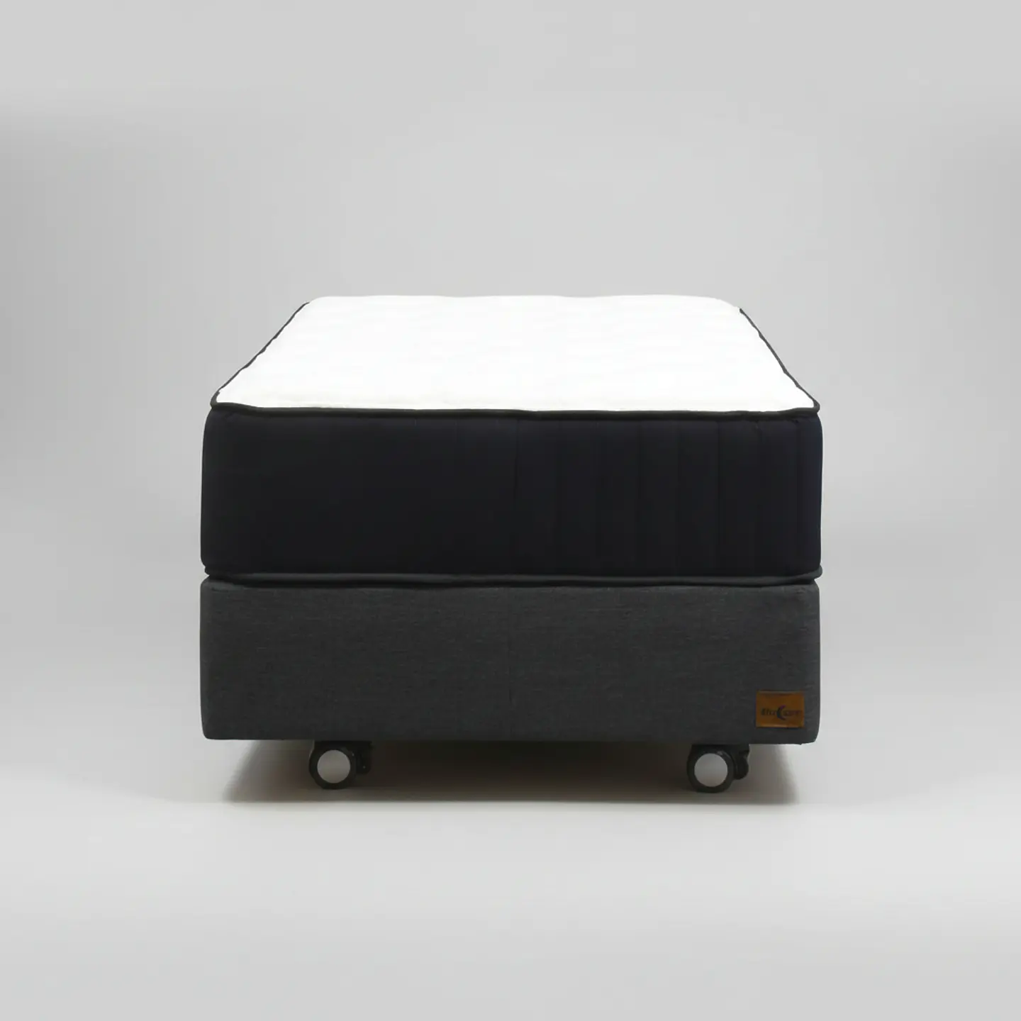 Cama 1.5 Plaza Box 30 cm + Colchon CIC - Ruedas A Eleccion 2