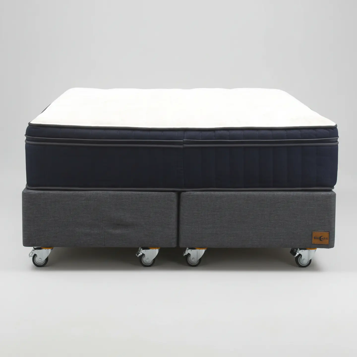 Cama De 2 Plaza Box 30 cm + Colchon CIC - Ruedas A Eleccion 8
