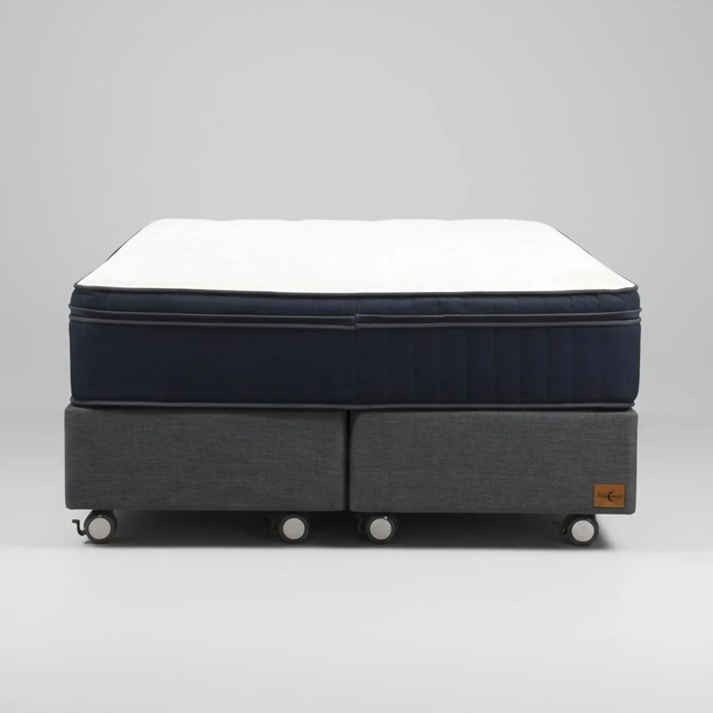 Cama Full Dividida Box 30 cm + Colchon CIC - Ruedas A Eleccion 2