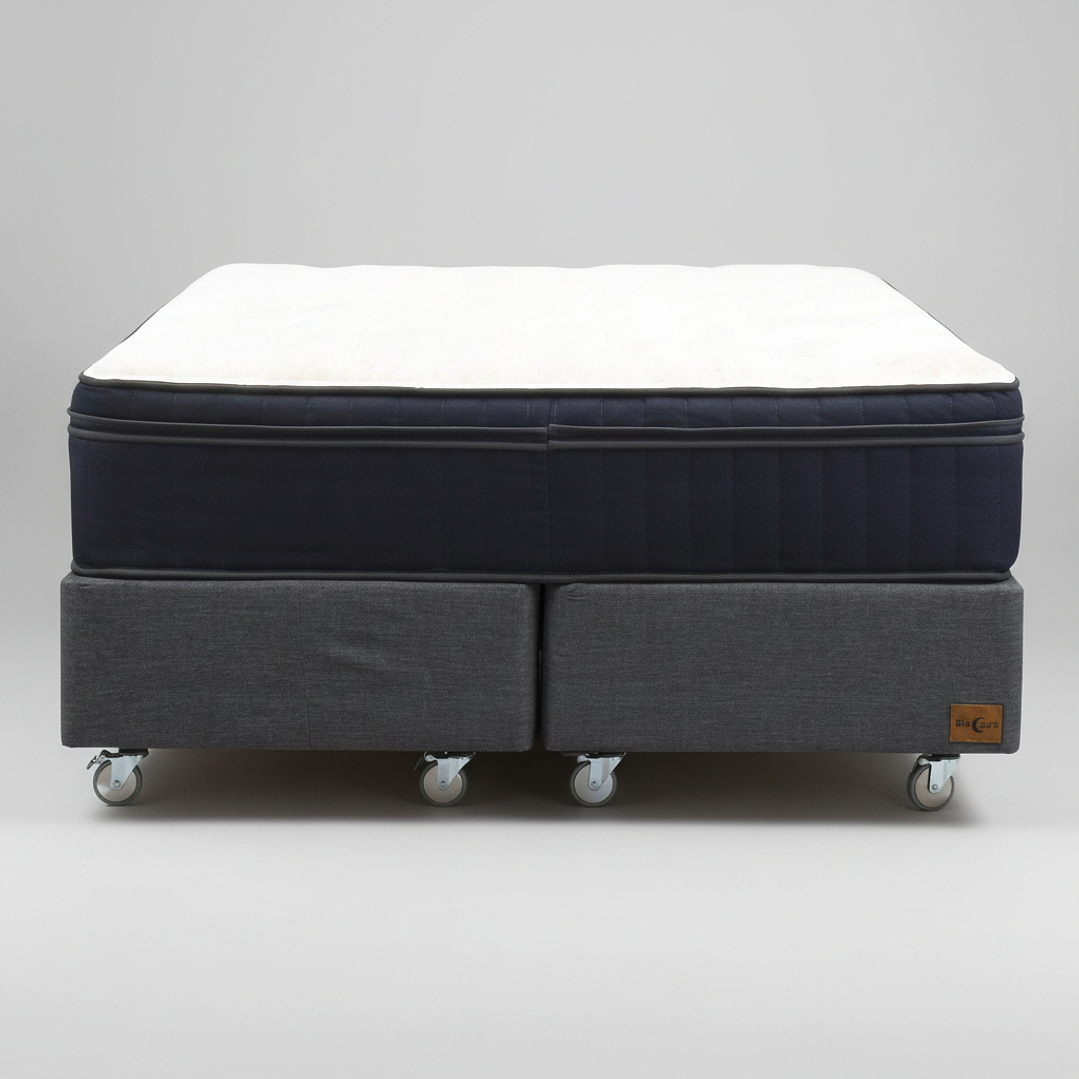 Cama Full Dividida Box 30 cm + Colchon CIC - Ruedas A Eleccion 5