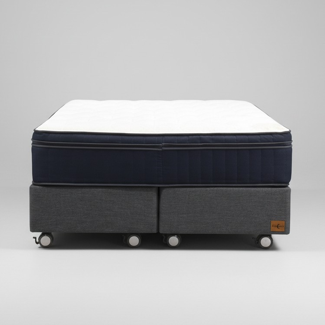 Cama Super King  Box 30 cm + Colchon CIC - Ruedas A Eleccion 2
