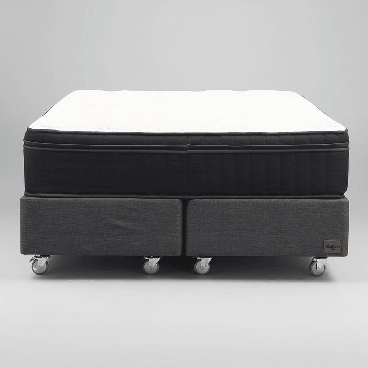 Cama King  Box 30 cm + Colchon CIC - Ruedas A Eleccion 5