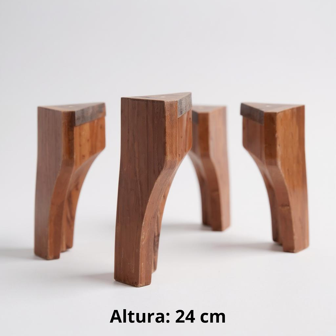 Cama King Box 13 cm + Colchon CIC - Patas De Madera  12