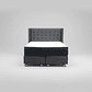 Cama Super King Box 30 cm + Colchon CIC Con Respaldo - Ruedas A Eleccion - Miniatura 2