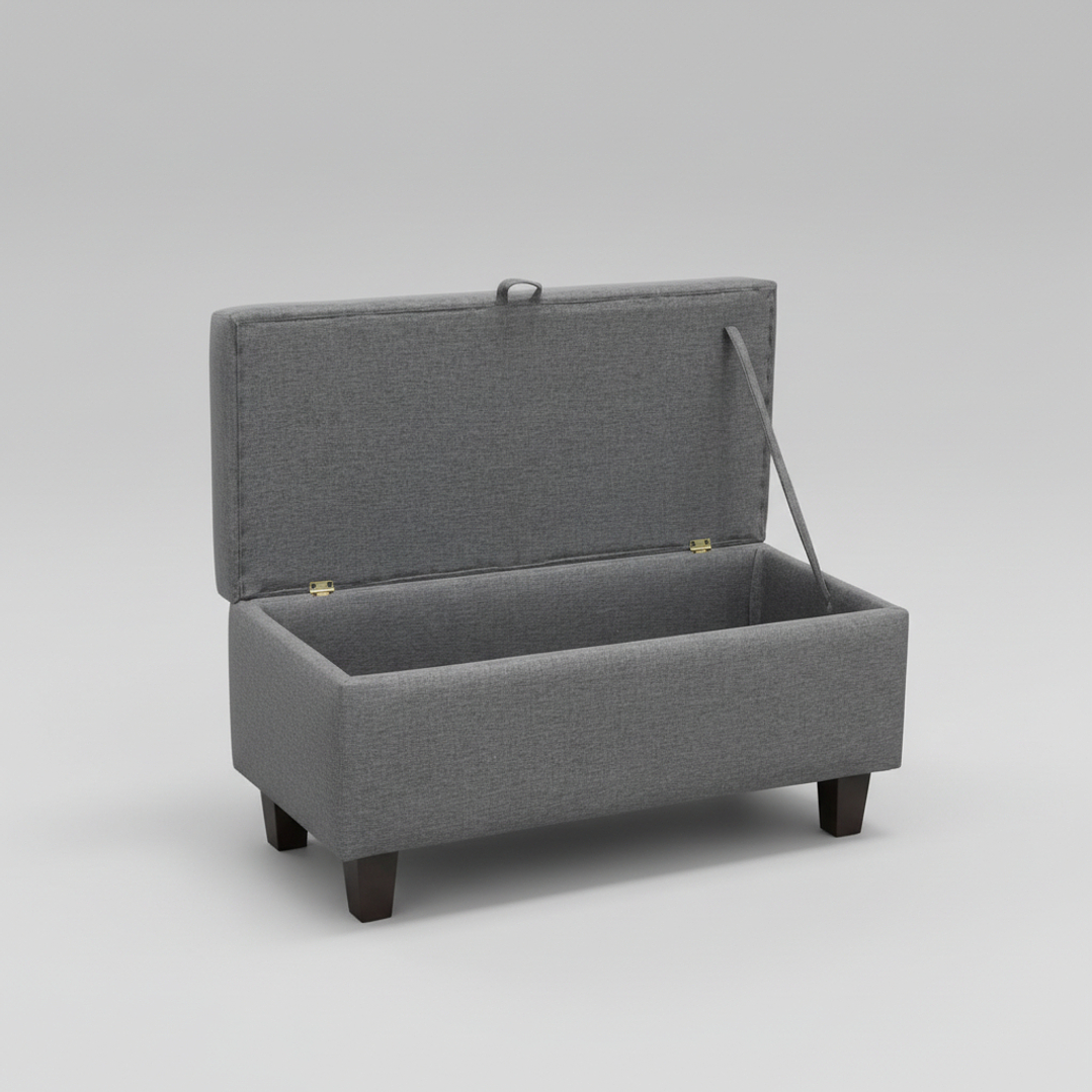 Banqueta Piecera  90 cm Tapiz Genova 1