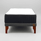 Cama 1.5 Plaza Box 8 cm + Colchon CIC - Patas De Madera - thumbnail 11