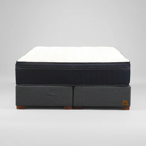Cama Super King Box 30 cm + Colchon CIC - Patas De Madera