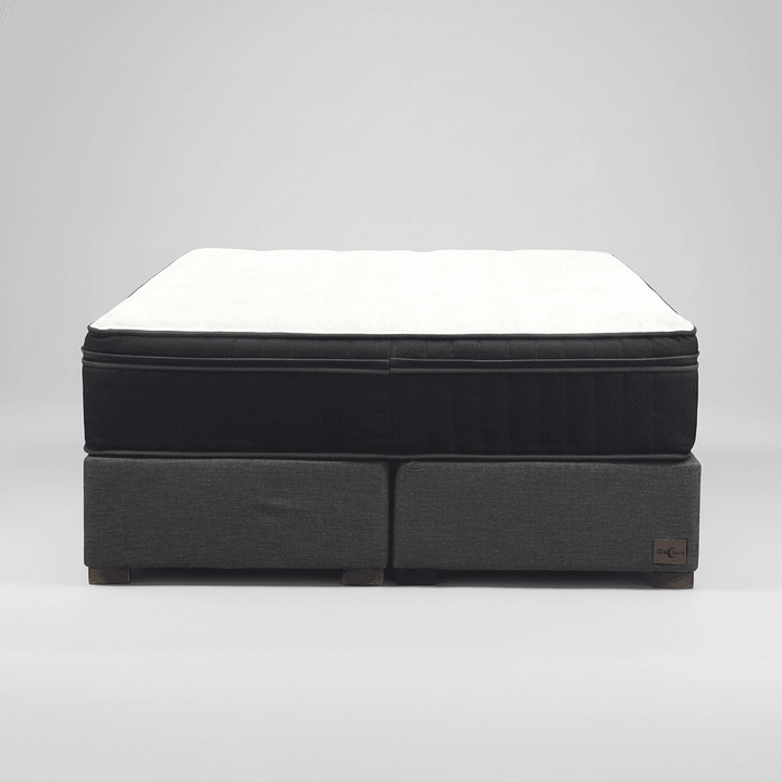 Cama Super King Box 30 cm + Colchon CIC - Patas De Madera 2
