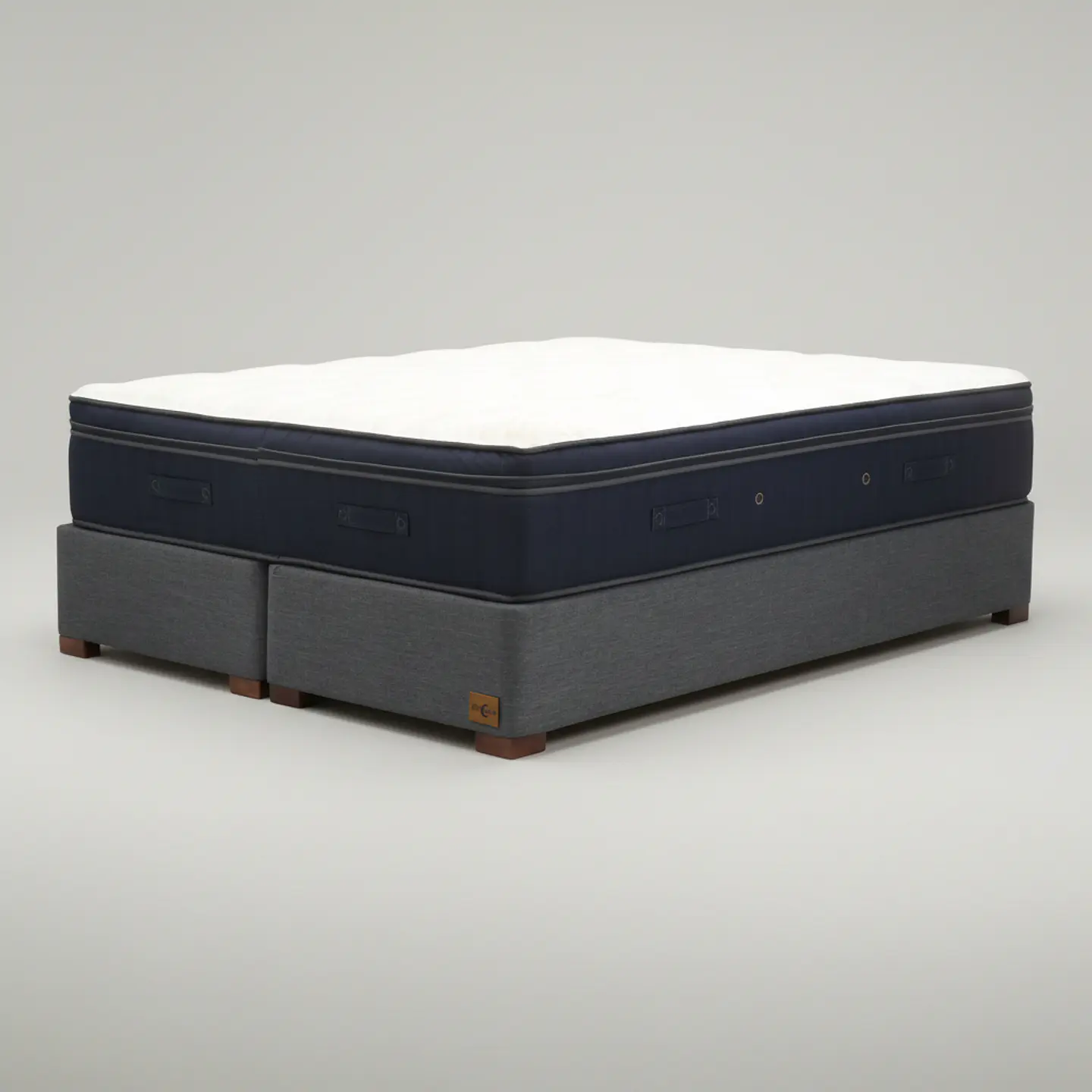 Cama Super King Box 30 cm + Colchon CIC - Patas De Madera 3