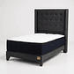 Cama 1 Plaza Box 8 cm Colchon CIC + Respaldo + Patas De Madera - thumbnail 5