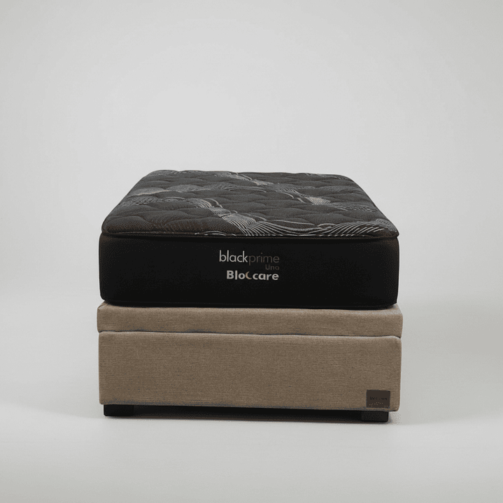 Cama Baul 1 Plaza + Prime - Modelo Uno/ Con Patas De Madera (Beige) 2