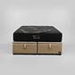 Cama Baul Super King + Colchon Black Prime - Modelo Uno / Con Patas De Madera (Beige) - Miniatura 2