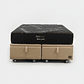 Cama Baul Super King + Colchon Black Prime - Modelo Uno / Ruedas A Eleccion (Beige) - Miniatura 3
