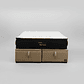 Cama Baul King + Colchon Black Prime - Modelo Dos / Con Patas De Madera (Beige) - Miniatura 2