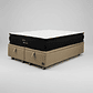 Cama Baul 2 Plaza + Colchon Black Prime - Modelo Dos / Ruedas A Eleccion (Beige) - Miniatura 2