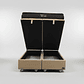 Cama Baul 2 Plaza + Colchon Black Prime - Modelo Dos / Ruedas A Eleccion (Beige) - Miniatura 9
