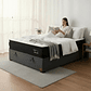 Cama Baul 1.5 Plaza + Colchon Black Prime - Modelo Dos / Con Patas De Madera  - thumbnail 4