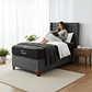 Cama Baul 1.5 Plaza + Colchon Black Prime - Modelo Uno + Respaldo / Con Patas  - Miniatura 1