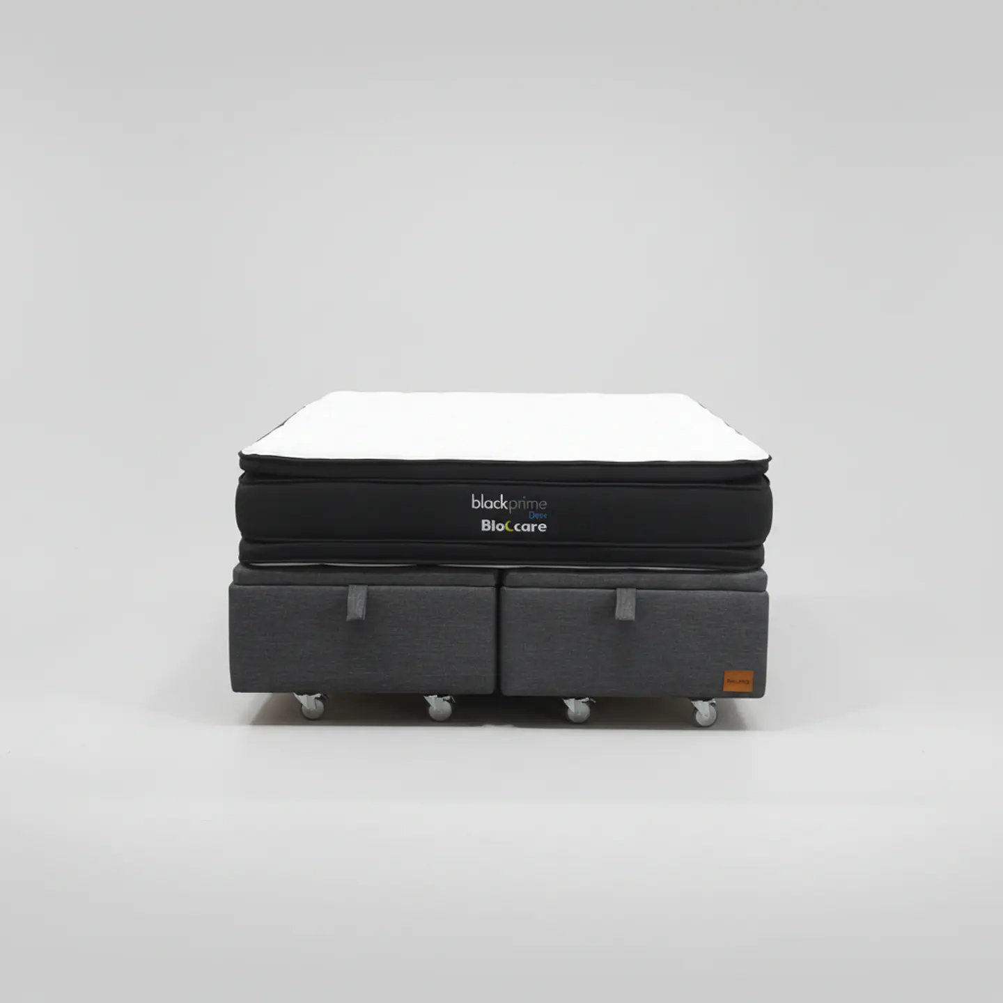 Cama Baul 2 Plaza + Colchon Black Prime - Modelo Dos / Ruedas A Eleccion (Gris) 5