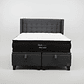 Cama Baul 2 Plazas + Colchon Black Prime - Modelo Dos + Respaldo / Con Patas - Miniatura 5