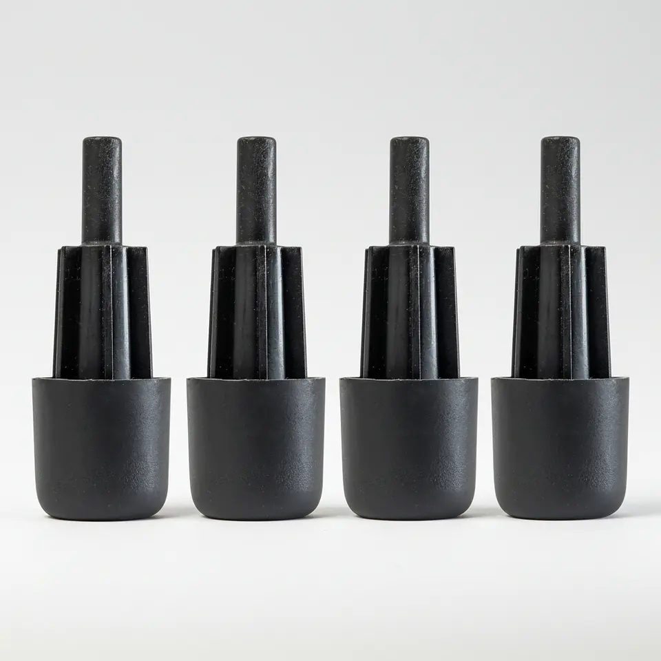 Set 4 Topes Centrales Para Cama Rosen - Patas de Plastico BLOCCARE 1