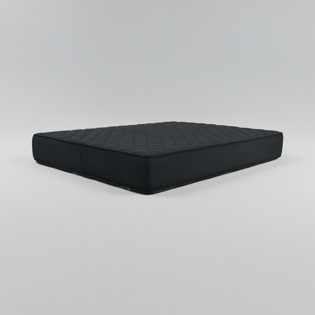 Cama Baul 1.5 Plaza + Colchon Black Prime - Modelo Uno / Ruedas A Eleccion (Negro) 11