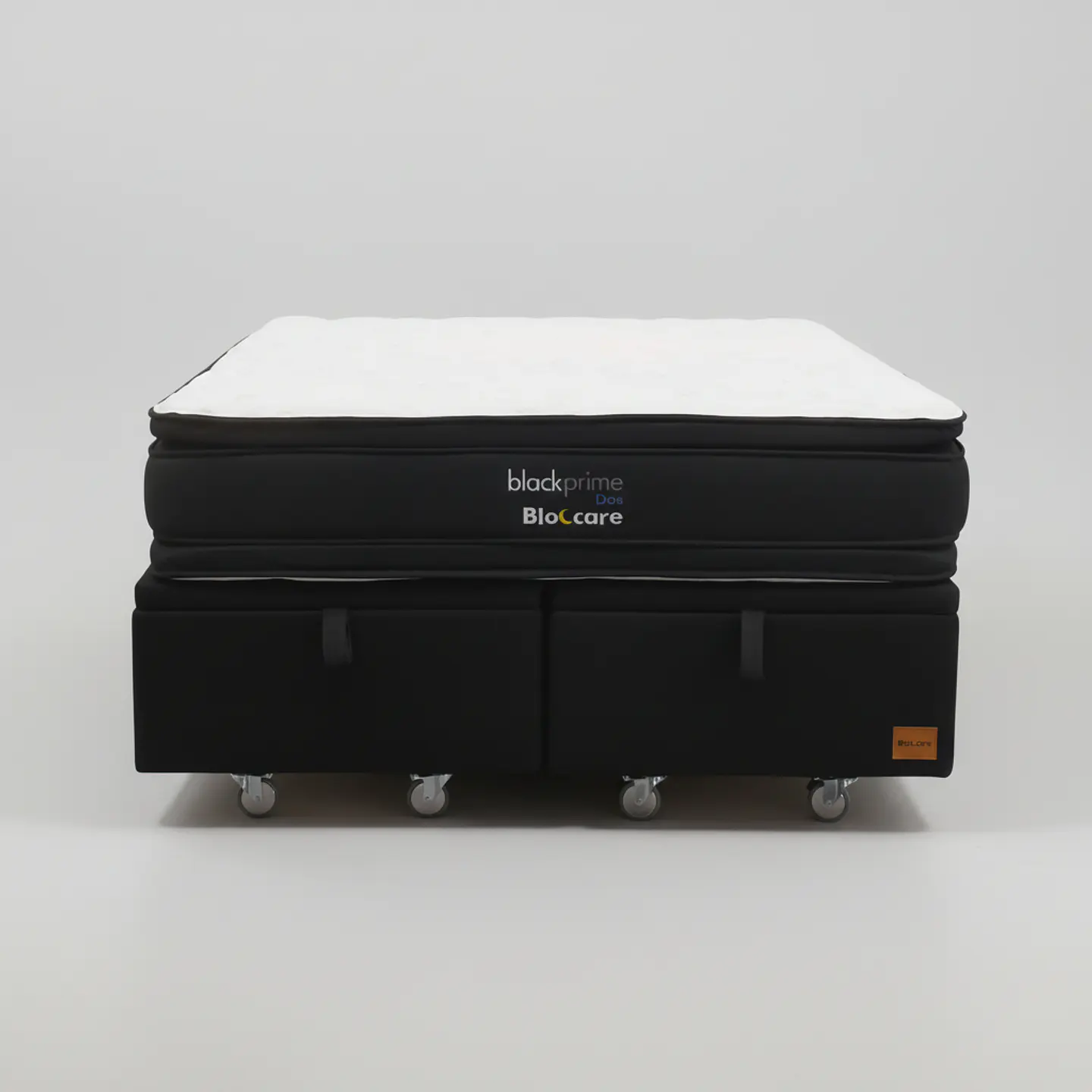 Cama Baul Super King + Colchon Black Prime - Modelo Dos / Ruedas A Eleccion (Negro) 4