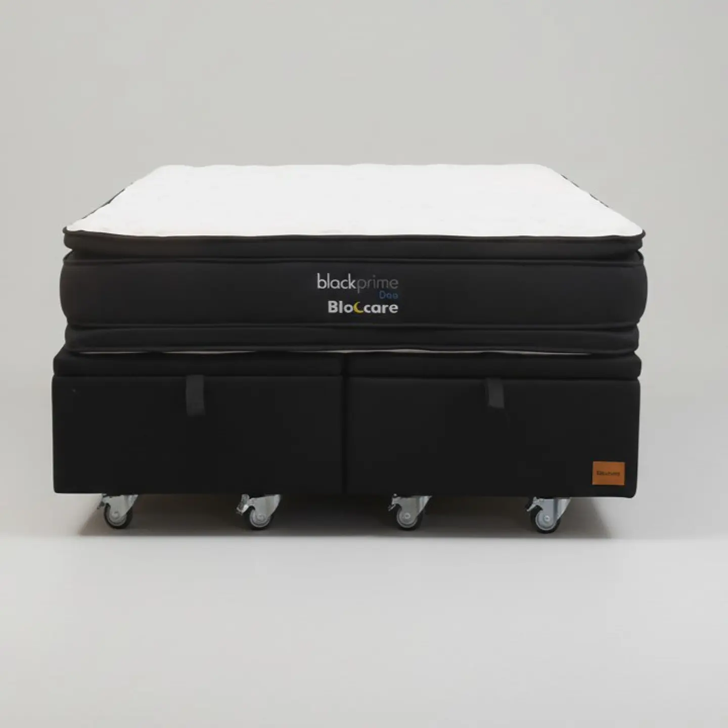Cama Baul Super King + Colchon Black Prime - Modelo Dos / Ruedas A Eleccion (Negro) 6