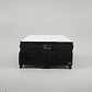 Cama Baul Super King + Colchon Black Prime - Modelo Dos / Con Patas De Madera (Negro) - Miniatura 4