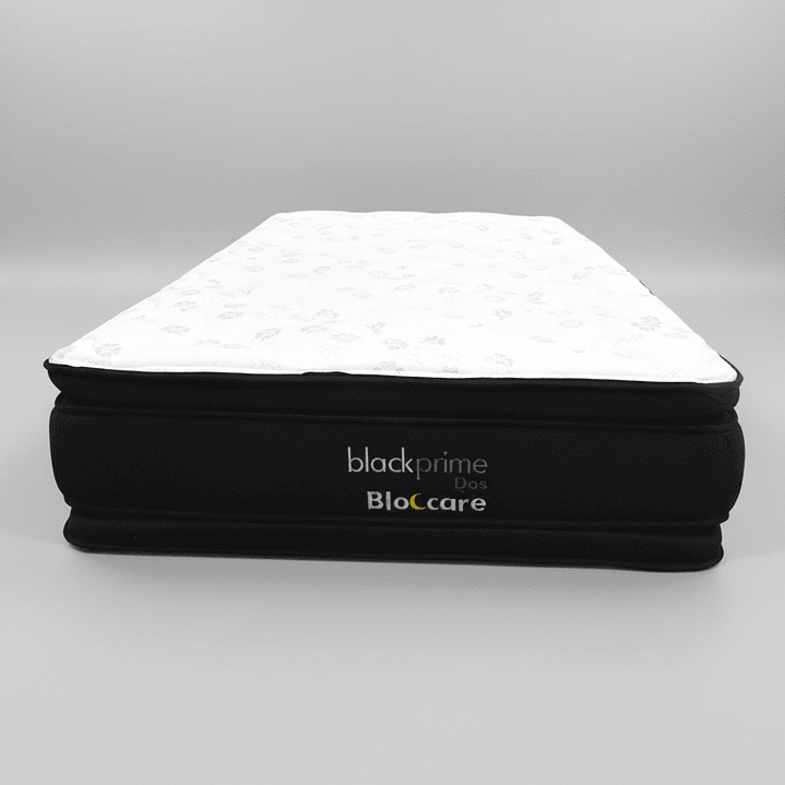 Cama Baul 1.5 Plaza + Colchon Black Prime - Modelo Dos + Respaldo / Ruedas A Eleccion (Negro) 10