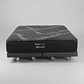 Cama King Box 8 cm + Colchon Black Prime - Modelo Uno- Ruedas A Eleccion (Gris) - Miniatura 5