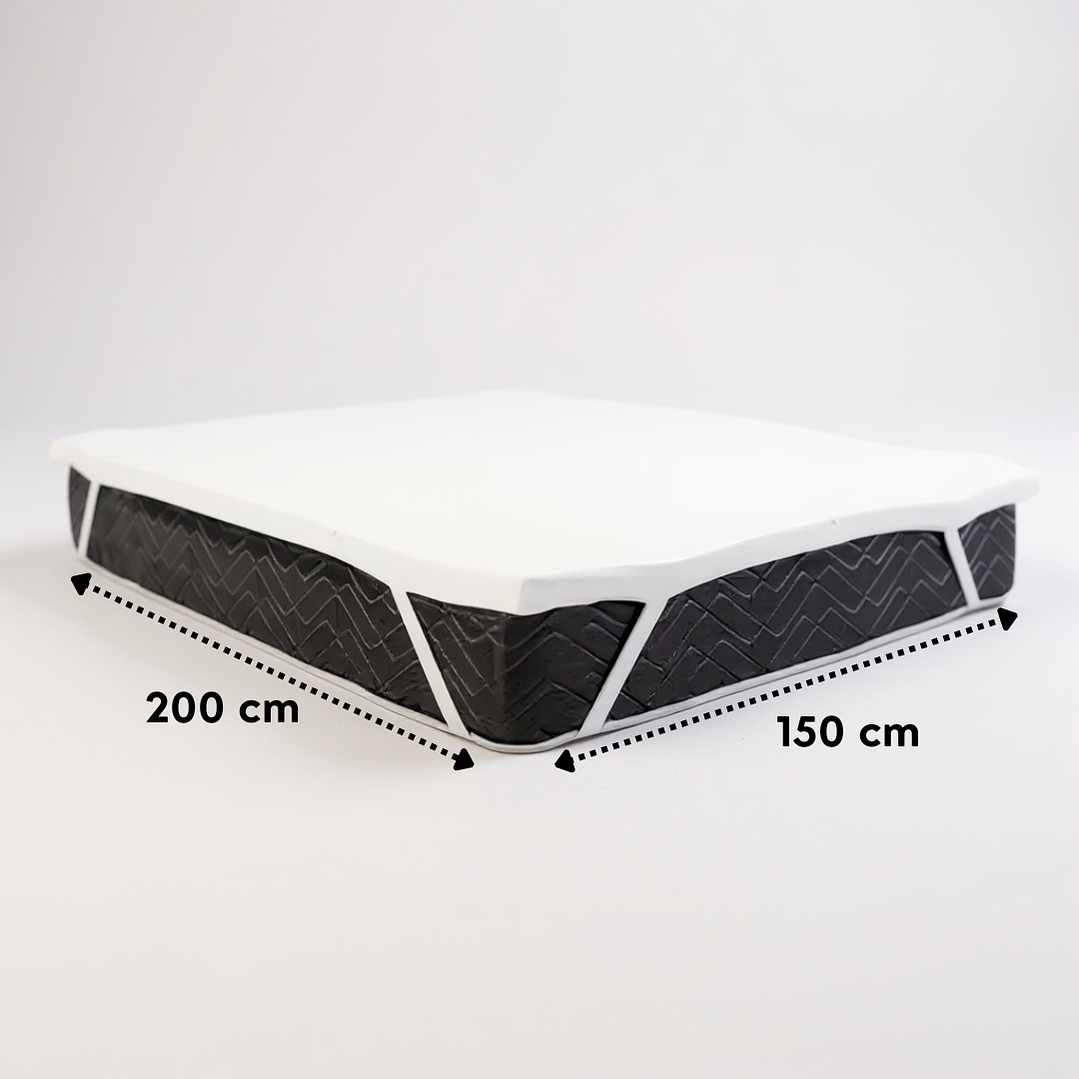 Sobre Colchón Topper De Espuma Visco Elástica De 2 Plazas- (2da Seleccion) 1