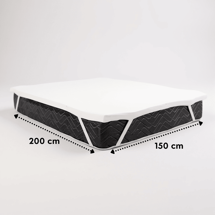 Sobre Colchón Topper De Espuma Visco Elástica De 2 Plazas- (2da Seleccion) 1