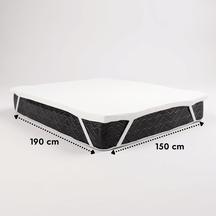 Sobre Colchón Topper De Espuma Visco Elástica De 2 Plazas- (2da Seleccion) 3