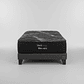 Cama 1 Plaza Box 13 cm + Colchon Black Prime - Modelo Uno / Con Patas De Madera (Gris) - Miniatura 4