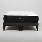 Cama King Box 13 cm + Colchon Black Prime - Modelo Dos - Patas De Madera (Gris) - Miniatura 6
