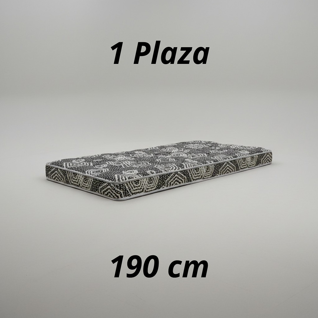 Colchón 1 Plaza Modelo IDEAL Largo 190 cm 1