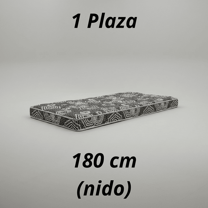 Colchón 1 Plaza Modelo IDEAL Largo 180 cm (para camarotes) 1