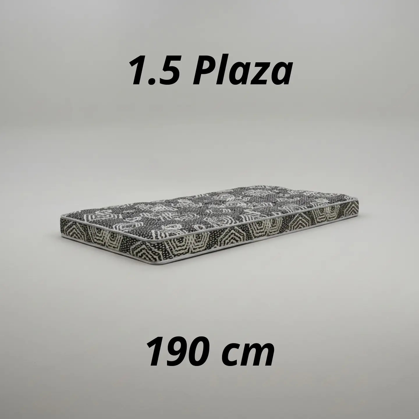 Colchón 1.5 Plaza Modelo IDEAL Largo 190 cm  1