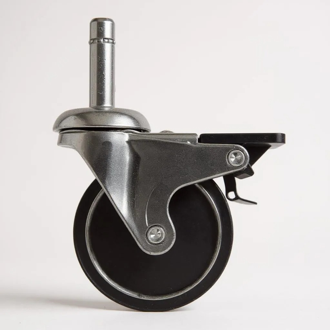 Cama 2 Plaza Box 13 cm + Colchon Black Prime - Modelo Uno- Ruedas A Eleccion (Gris) 4