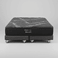 Cama 2 Plaza Box 13 cm + Colchon Black Prime - Modelo Uno- Ruedas A Eleccion (Gris) - Miniatura 7