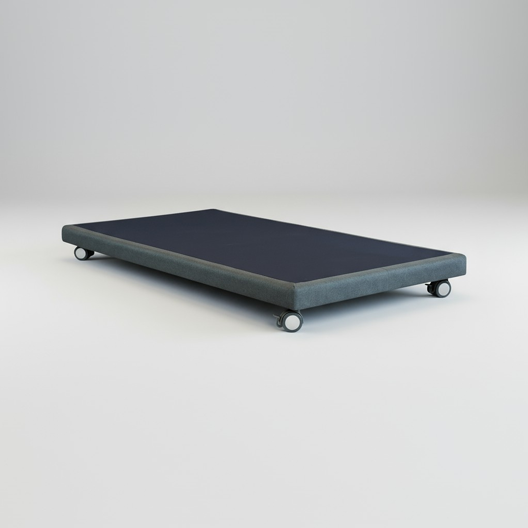 Base De Cama Full Box 8 cm / Dif. Ruedas (Única) 1
