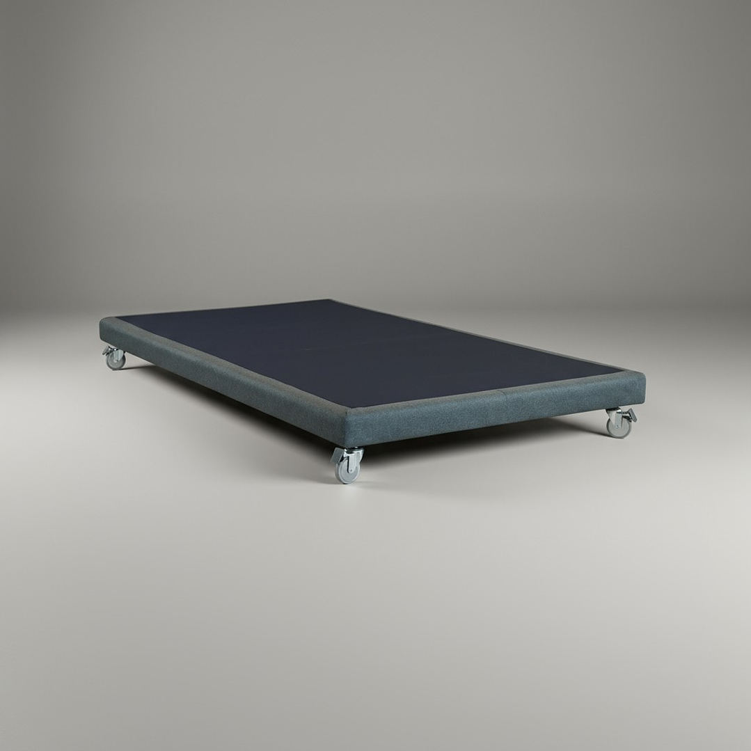 Base De Cama Full Box 8 cm / Dif. Ruedas (Única) 3