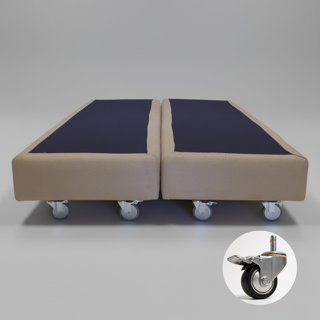 Base De Cama 1.5 Plaza Dividida Box 13 cm / Dif. Ruedas 7