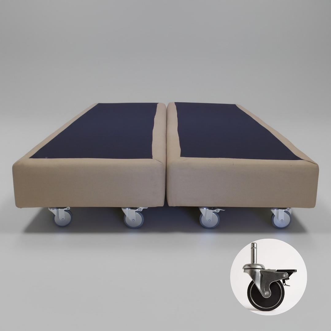 Base De Cama 1.5 Plaza Dividida Box 13 cm / Dif. Ruedas 5