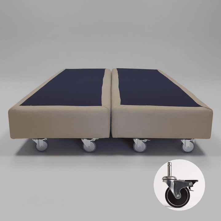Base De Cama 1.5 Plaza Dividida Box 13 cm / Dif. Ruedas 5